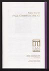 Program of the Eighty-Seventh Fall Commencement of East Carolina University